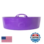 Tubtrugs SP35P Flexible Purple Large Shallow 35L / 9.2 Gal Handling. Fixed Price $57.27.