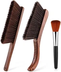 3 Pcs Wooden Hand Broom Set Counter Duster Dusting Bench Brushes Long Soft Brist. Fixed Price $26.88.