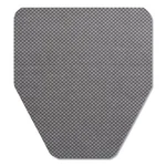 Tolco Komodo Urinal Mat, Shield-shaped, Gray Smooth Surface, 18" X 20", 6/CARTON. Fixed Price $44.53.