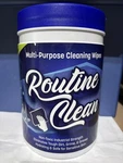 Routine Industrial Multipurpose Cleaning Wipes Lemon Scented Non Toxic. Fixed Price $14.00.