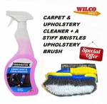 Carpet And Upholstery Cleaner Plus Large Cleaning Brush Kit Sale. Fixed Price $15.39.