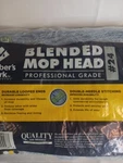 Two Per Pack/large Commercial #24 Mophead Members Mark. Fixed Price $15.00.