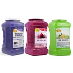 Spa Redi Gel Scrub (pomegranate, Lemon Lime, Lavender & Wildflower) 128OZ Gallon. Fixed Price $40.00.