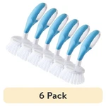 (6 Pack) Great Value Non-slip Grip Small Handy Scrubber, Blue. Fixed Price $26.46.