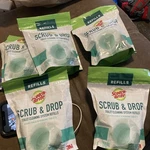 4 Pack Lot Scotch Brite Scrub & Drop Dissolvable Dual Use Refills/pods 6CT. Fixed Price $35.99.