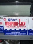 Travaco Products- Marine-tex 14 Oz Kit Gray. Fixed Price $69.00.
