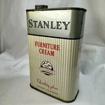 Vintage Stanley Furniture Cream Can Quart Westfield Empty. Fixed Price $20.00.