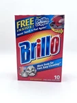 Vtg. New Brillo Steel Wool Soap Pads 10 Ct Gripper Rust Resistant 2001. Fixed Price $18.89.