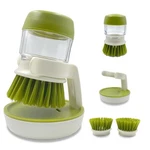 Soap Dispenser Dish Brush Palm Scrub Equipped With Storage Bracket. Fixed Price $19.09.
