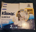 Kleenex Slimfold Multi-fold Hand Towels Dispenser Starter Kit New. Fixed Price $24.80.