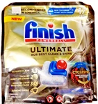 Finish Powerball Dishwasher Detergent Ultimate 17 Tabs 6.8OZ Phosphate Free. Fixed Price $10.65.