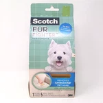 Scotch Fur Fighter Pet Dog Cat Hair Remover Handle & 5 Refill Sheets. Fixed Price $22.59.