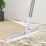 Rubber Broom For FLOOR,62" Long Handle Window Squeegee, Silicone Pet. Fixed Price $14.99.