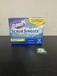 Box Clorox Singles Scrubbing Pads Rain Clean New 12. Fixed Price $39.99.
