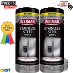 Weiman Products Stainless Steel Wipes 30 Count (pack Of 2). Fixed Price $18.03.