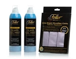 Fuller Brush Glass Cleaning Kit - 2 Cans Of Gel Mist Spray 1 Pack Cloth. Fixed Price $44.99.