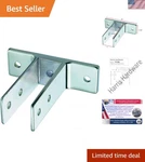 Two Ear Die Cast Zamac Urinal Screen Bracket For 1" Panels, Chrome Plated. Fixed Price $25.83.