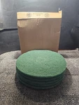 (qty 5) Americo 400317 Scrubbing Pads, 17-INCH Diameter, Green. Fixed Price $44.00.