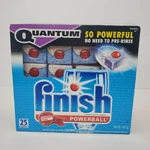 Finish Powerball 14.6 Oz Super Charged Quantum Max 25 Caps Dishwasher Pods. Fixed Price $14.38.