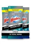 Windex Electronic Cleaning Wipes, Pre-moistened 25 Count (pack Of 3), Blue. Fixed Price $20.76.