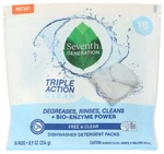 Seventh Generation Dishwasher Detergent Packs Free & Clear. Fixed Price $99.99.