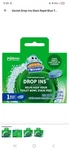 Scrubbing Bubble Drop Toilet Cleaner. Fixed Price $10.00.
