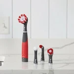 Rubbermaid Power Scrubber 5 Piece Set With Replaceable Heads. Fixed Price $43.08.