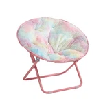 Heritage Rainbow Faux Fur Folding Saucer Chair For Kids, Cozy Bedroom & Pla. Fixed Price $72.71.