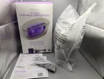 Homedics Uv-clean Portable Rechargeable Gray Zipping Sanitizer Bag Opened Box. Fixed Price $5.00.