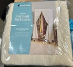 Whitmor Supreme Garment Rack Cover, Natural Canvas, 18 X 36 65.5 In. Fixed Price $18.00.
