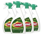 Comet Bathroom Cleaner Spray 32OZ Pack Of 4 Dissolves Soap Scum Hard Water Film. Fixed Price $51.29.
