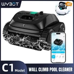 Wybot C1 Wall Climb Pool Cordless Vacuum Cleaners + 1102 Robot. Fixed Price $429.99.