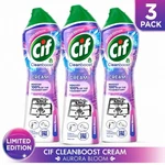 3 X Cif Cleanboost Cream Aurora Bloom Limited Edition Cleaner 500ML. Fixed Price $27.99.
