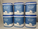 Lot Of 6 Amazon Basics Dishwasher Detergent Pods Fresh Scent - 510. Fixed Price $45.00.