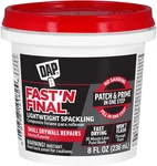 Dap 12140 Fast Final Interior Exterior Spackle, 8 Fl Oz (pack Of 1), White. Fixed Price $5.98.