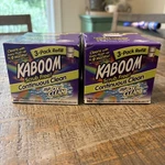 Two Packs Kaboom Toilet Bowl Cleaner Refill Tablets, 3-PACK Continuous. Fixed Price $70.00.