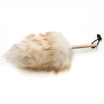 Shop Lambswool Duster, 10 Inches With Wood Handle Leather Hanger. Fixed Price $21.98.