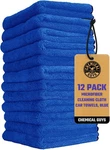 Chemical Guys MIC110012 Professional Grade Premium Microfiber Towels Blue. Fixed Price $34.99.