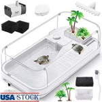 Complete Turtle Tank Kit W/ Water Pump Shower Heads Plants Cleaning Tools New. Fixed Price $106.29.