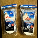 Mr. Clean Supermop Magic Eraser Scrubber Refills 2 Pack X Blue White. Fixed Price $13.95.