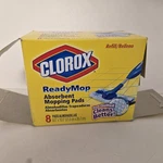 Clorox Ready Mop Absorbent Quilted Cleaning Pads 8.5 10.5 Inches 4 Open. Fixed Price $8.68.
