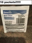 Diversey Beer Glass Cleaner Powder .5OZ 10 Packets. Fixed Price $9.49.
