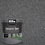 1 Gal Concrete Floor Paint Coating Gray Granite Non-slip Garage Driveway Patio. Fixed Price $67.61.