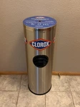 Clorox Commercial Disinfecting Wipe Dispenser Station W/ Trash Bin & Key 35.5. Fixed Price $149.99.