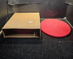 (qty 5) Niagara 5100N Red Buffing Floor Machine Pad 19-INCH Diameter,. Fixed Price $38.25.