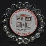 Vtg Glass Vegas Ashtray Stolen From Mabels Whorehouse Women Windows Heavy. Fixed Price $48.99.
