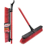 Libman High Power Multi-surface Push Broom 24" Red & Black Steel Handle. Fixed Price $19.78.