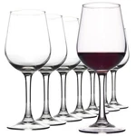Set Of 8 Fully Tempered Wine Stemmed Glasses For Restaurant Bar Home, 15.5OZ. Fixed Price $49.31.