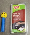 New 6-SCOTCH-BRITE Cook Top Cleaner Refill Pads Pre-moistened 3M. Fixed Price $18.00.