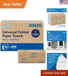 Scott 01840 Multifold Paper Towels, 16 Packs / 250 White, Compact Case. Fixed Price $63.84.